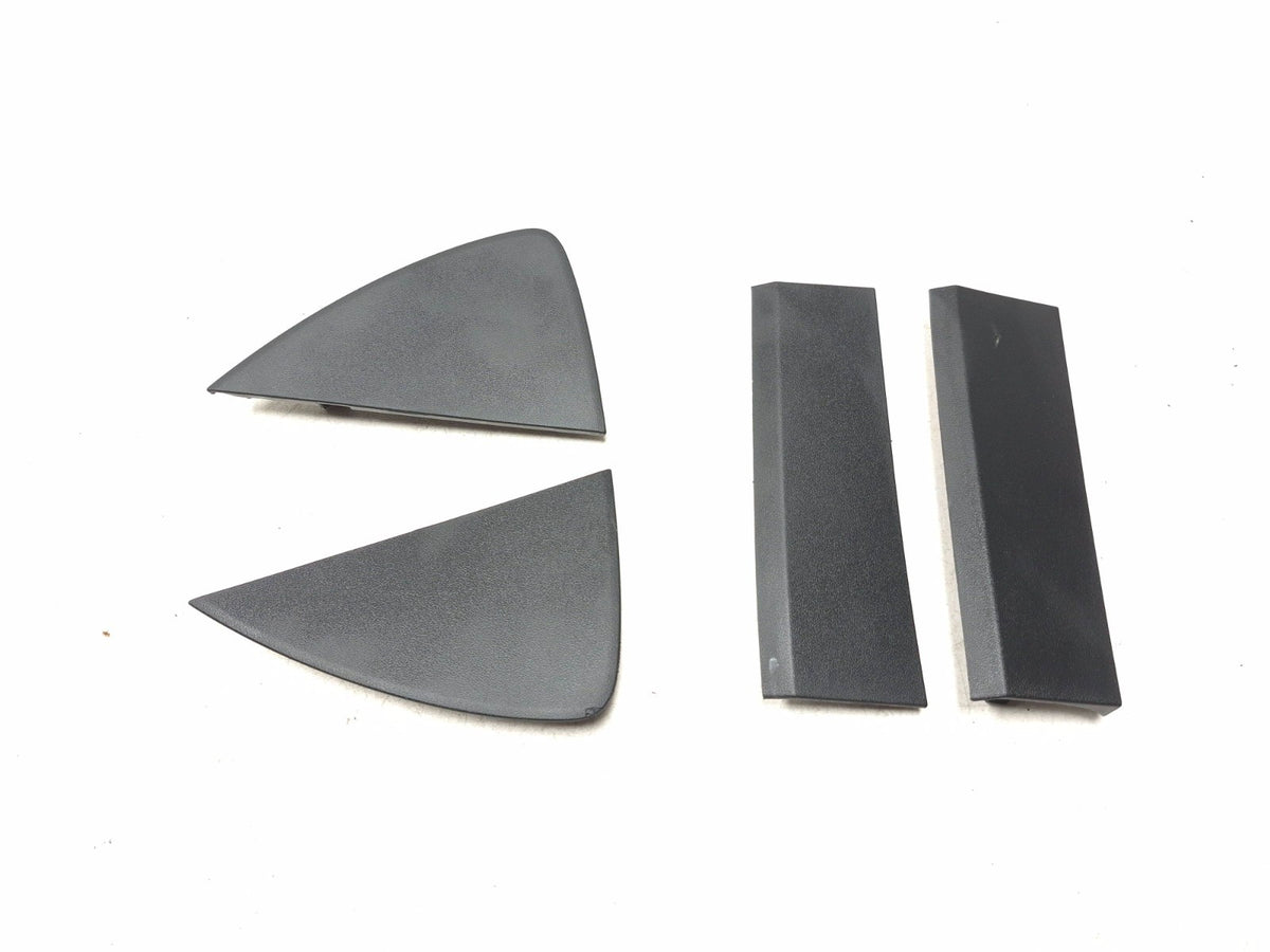2018 Tesla Model 3 A Pillar Middle Trim & Dash End Cap Left & Right  4 Pcs OEM