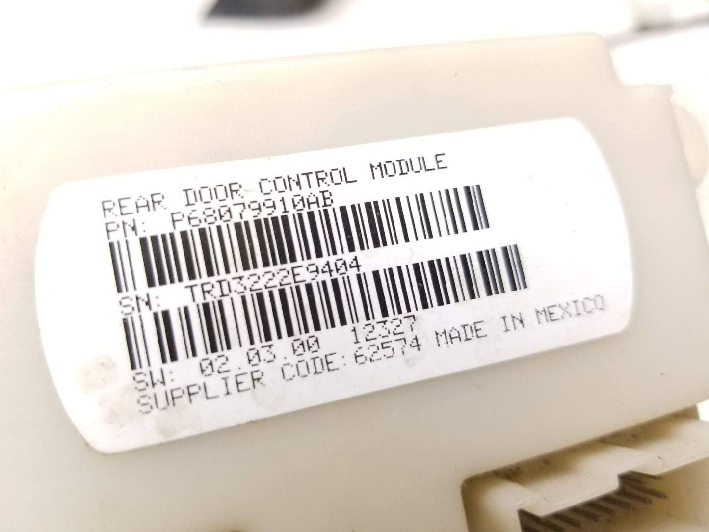 2008 - 2020 Dodge Grand Caravan Sliding Door Module Control OEM