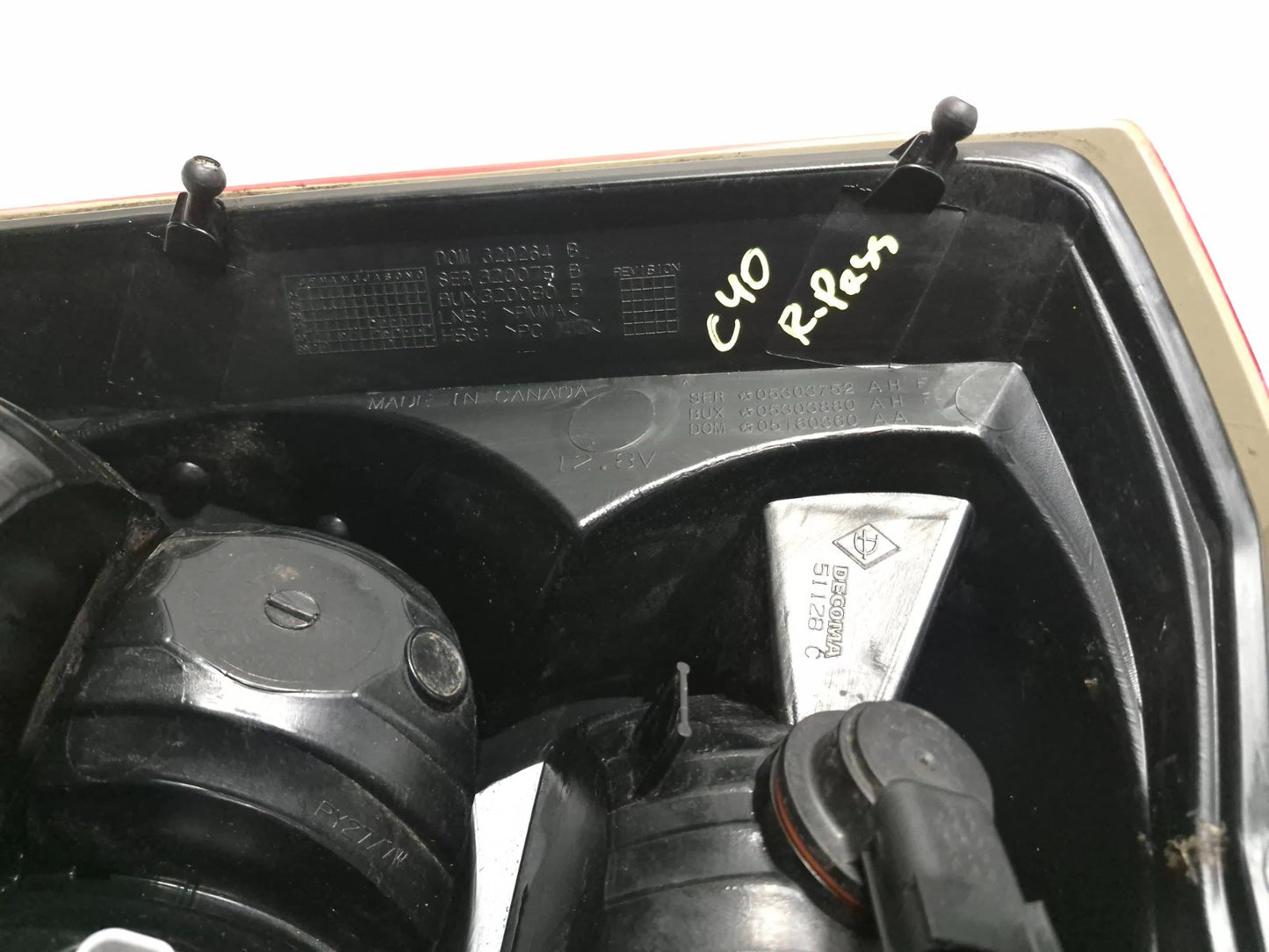 2010 Dodge Caliber Sxt Tail Light Passenger Side Right 05303752ah OEM