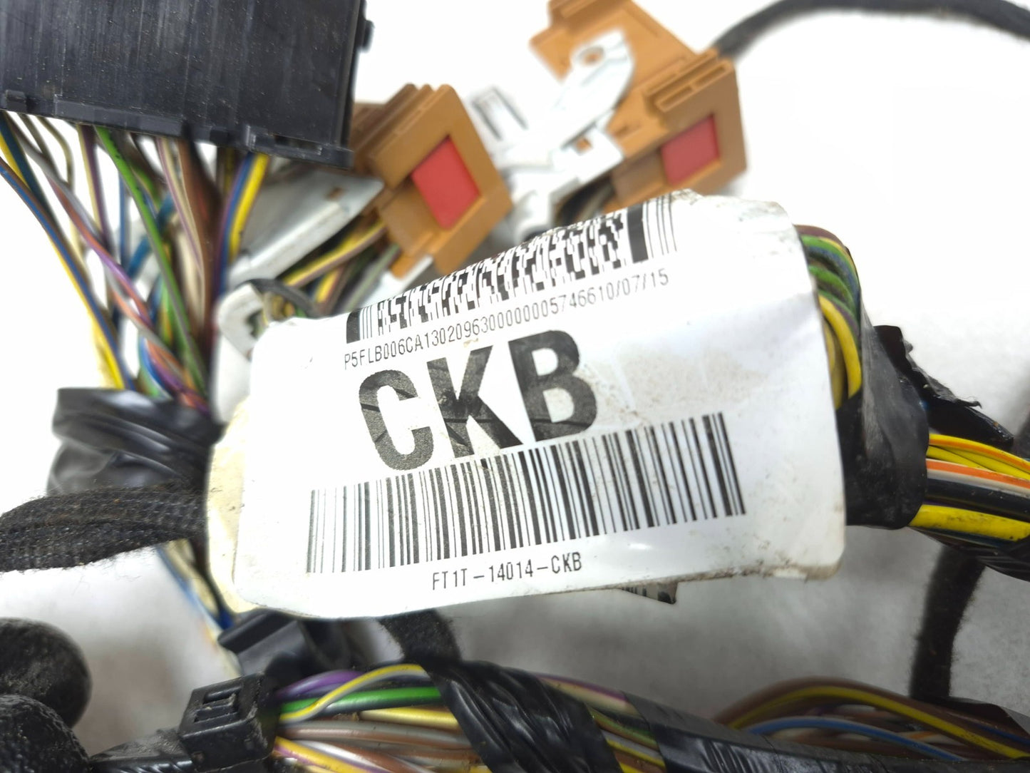 2016 Ford Transit Connect Interior Body Wire Harness OEM