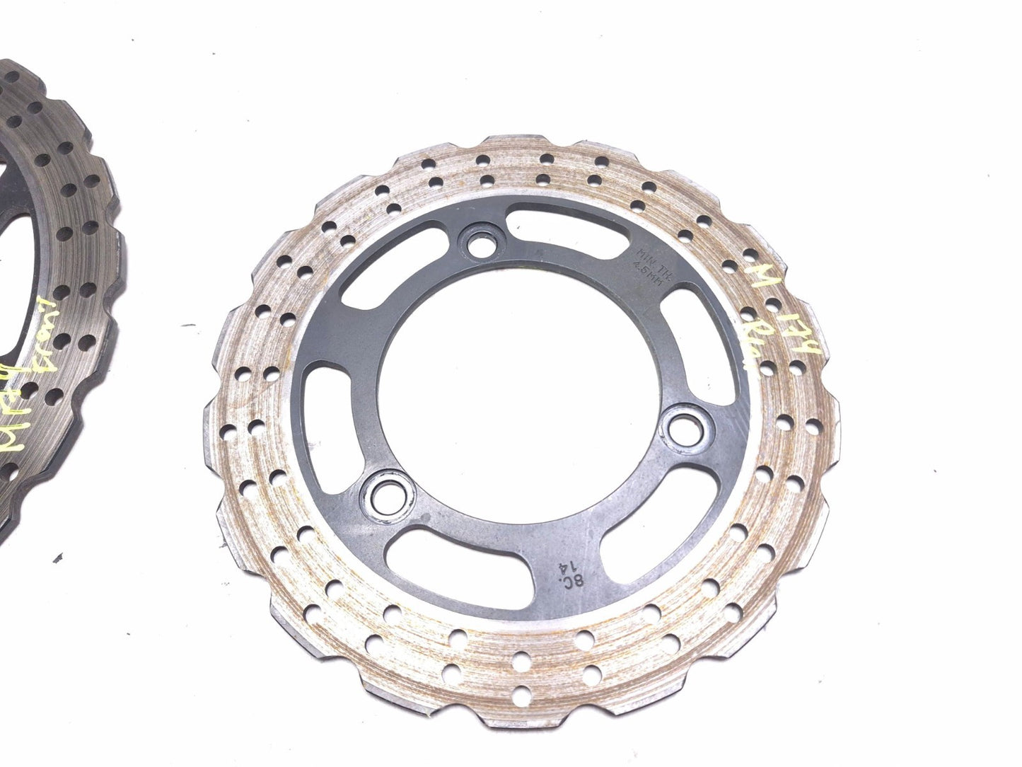 2008 Kawasaki Ninja 250r Ex250j Brake Disc Rotor Front & Rear Pair OEM