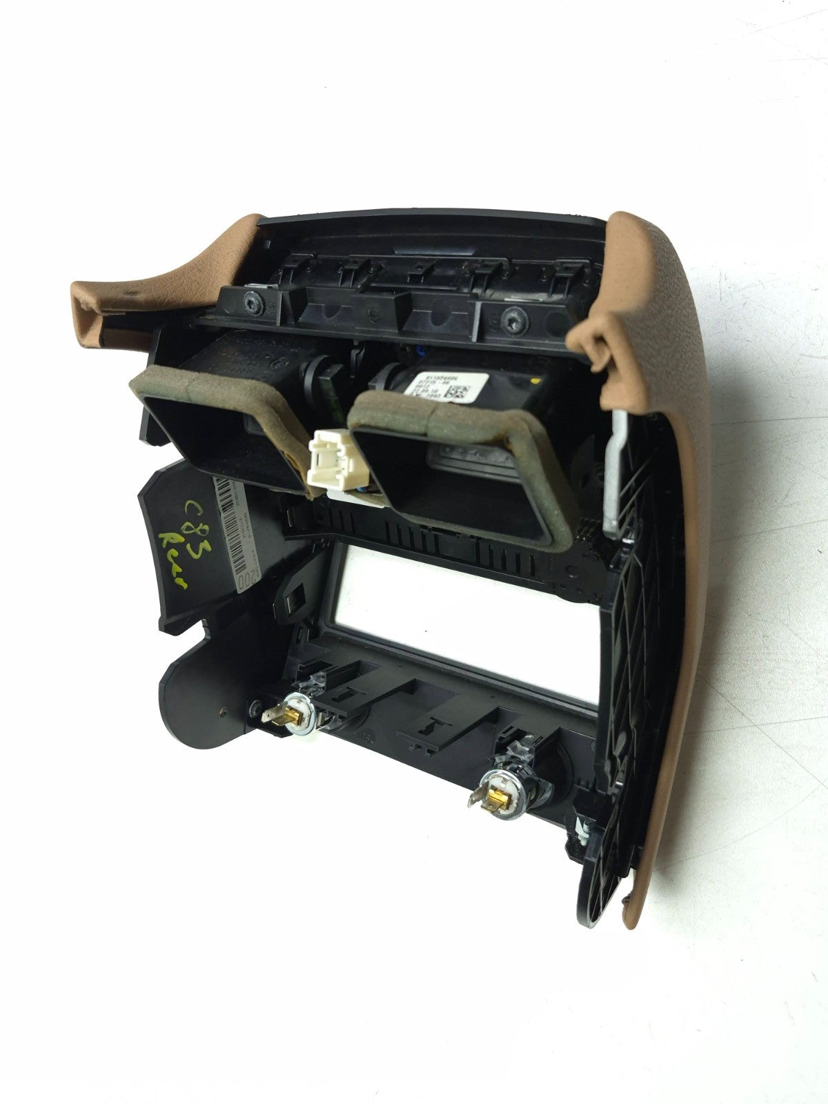 2011 BMW 750li Center Console Rear Trim Air Vent & Controls OEM