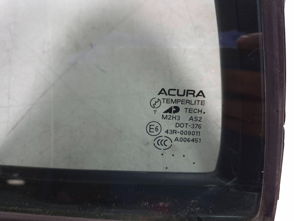 2008 Acura Tl Type-s Rear Vent Quarter Window Glass Driver Side Left  OEM
