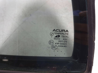2008 Acura Tl Type-s Rear Vent Quarter Window Glass Driver Side Left  OEM
