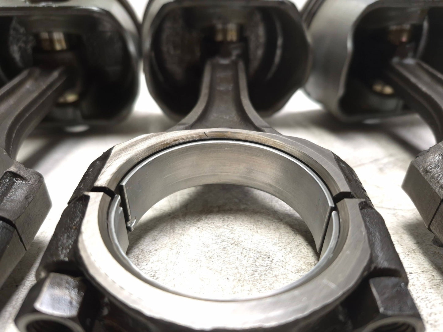 Yale Forklift V6 4.3l Engine Piston W/ Connecting Rod 6 Pcs OEM