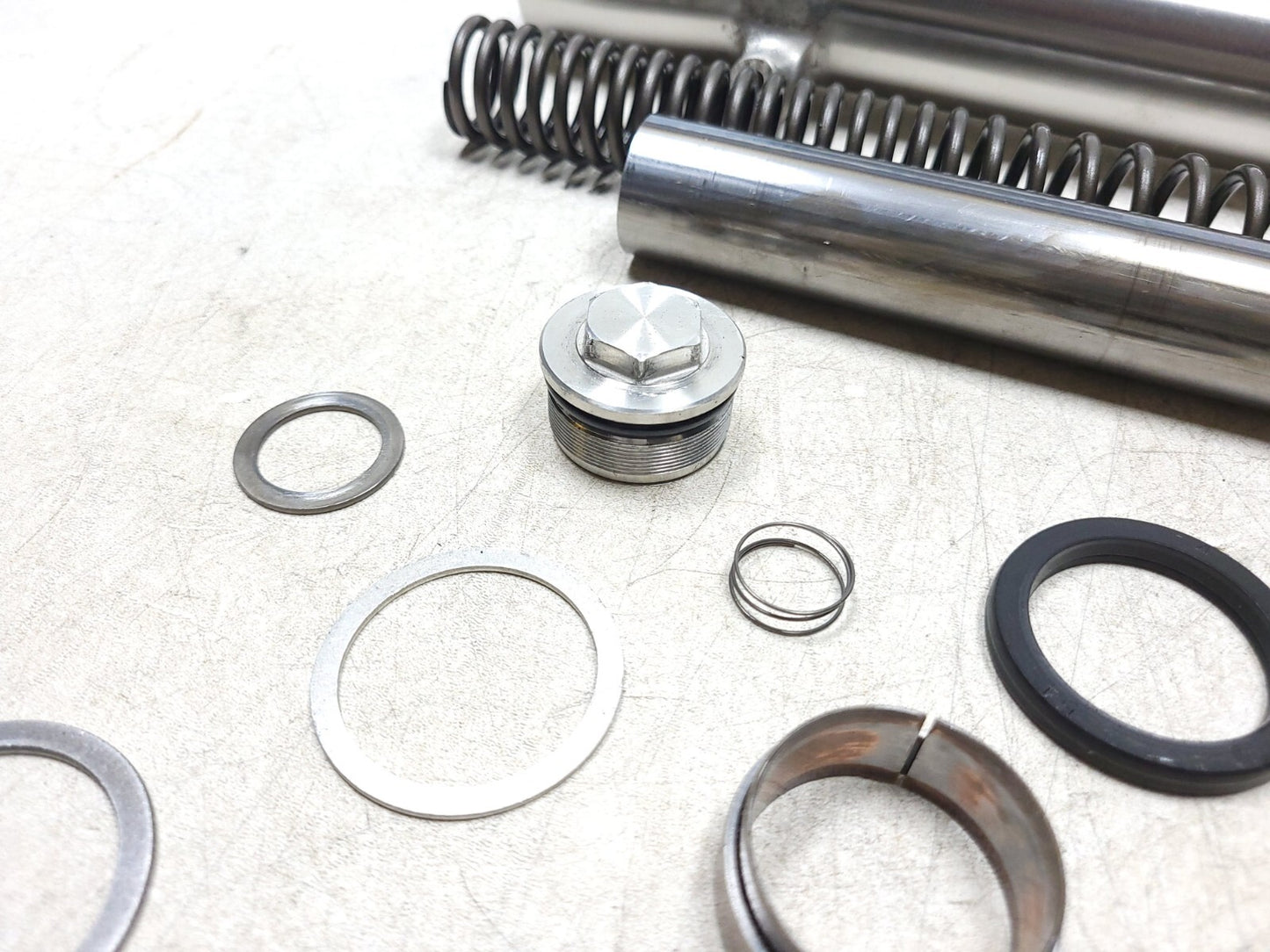 2007 - 2014 Honda Vt750 Shadow Spirit Front Left Fork Case Tube & Spring OEM