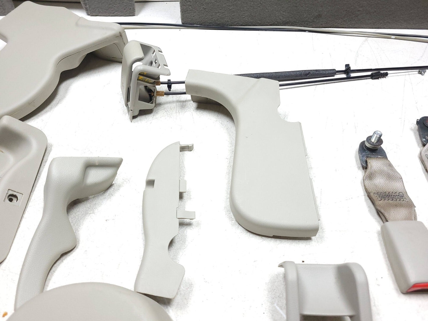 2007 - 2009 Acura Mdx Rear 2nd Row Seat Trim & Floor Panel Set OEM