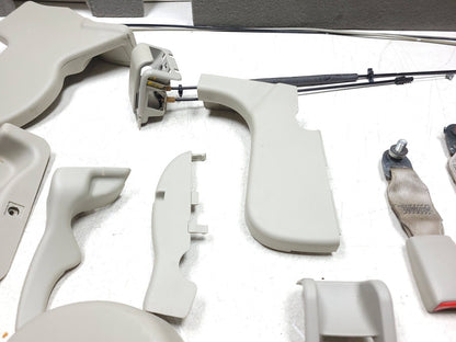 2007 - 2009 Acura Mdx Rear 2nd Row Seat Trim & Floor Panel Set OEM