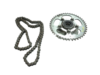 2009 Suzuki Sv 650 Rear Sprocket W/ Drive Chain OEM