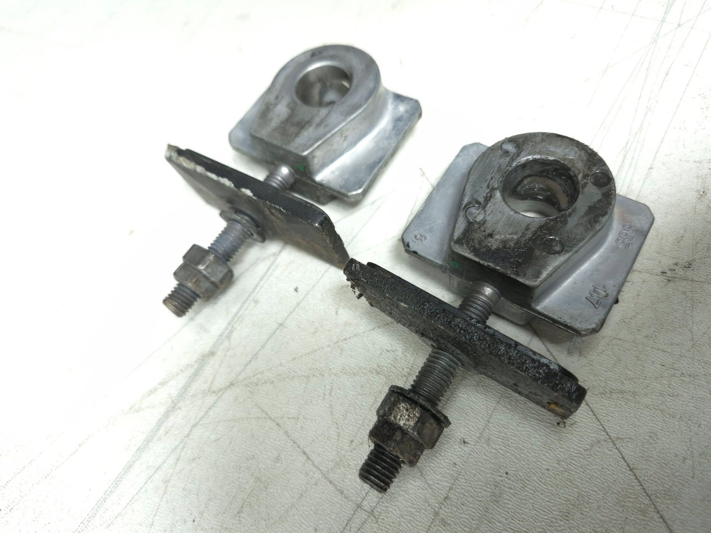 2019 Kawasaki Z400 Er400d Rear Wheel Chain Adjuster Pair OEM