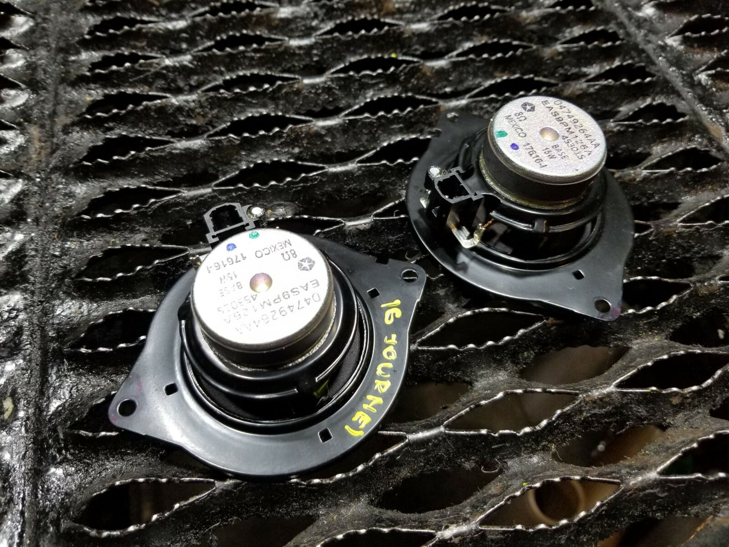 12 13 14 15 16 Dodge Journey Dash Audio Sound Speaker 2 Pcs OEM 54k