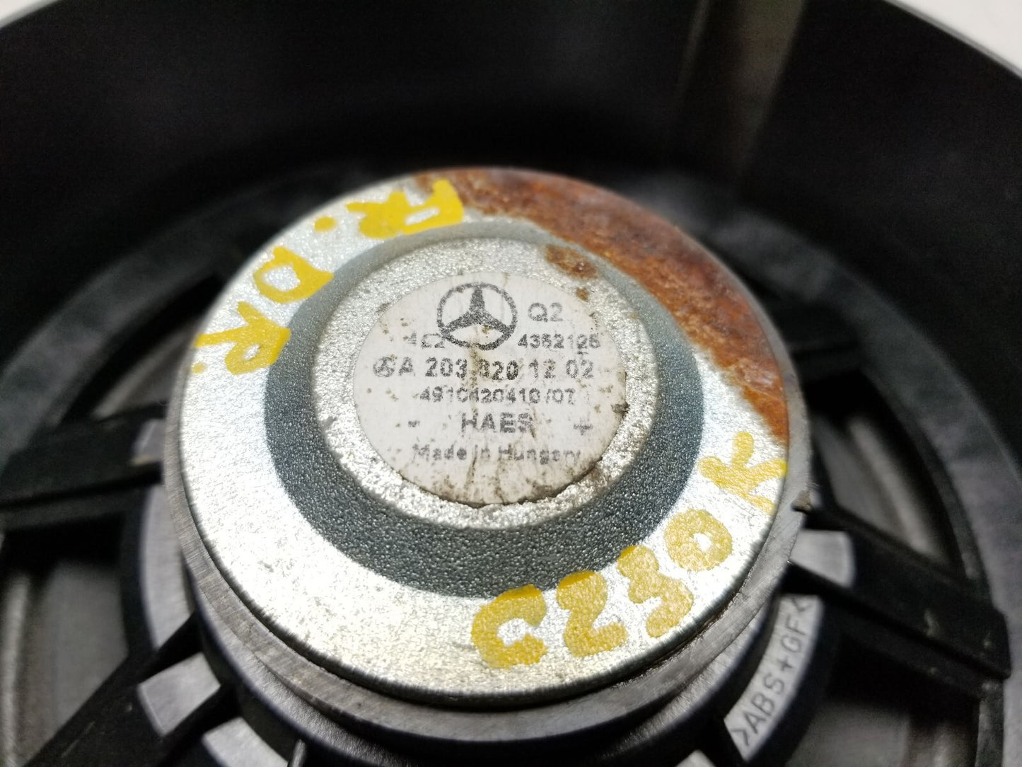 01-05 Mercedes W203 C240 C320 Door Audio Sound Speakers Set Of 4  OEM