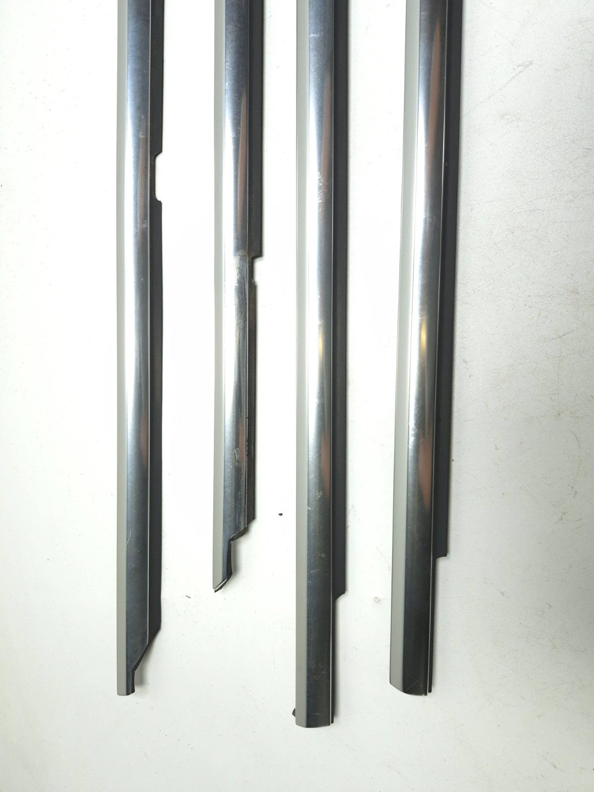 2011 Mercedes S400 W221 Door Window Belt Chrome & Upper Molding Trim 8pcs OEM