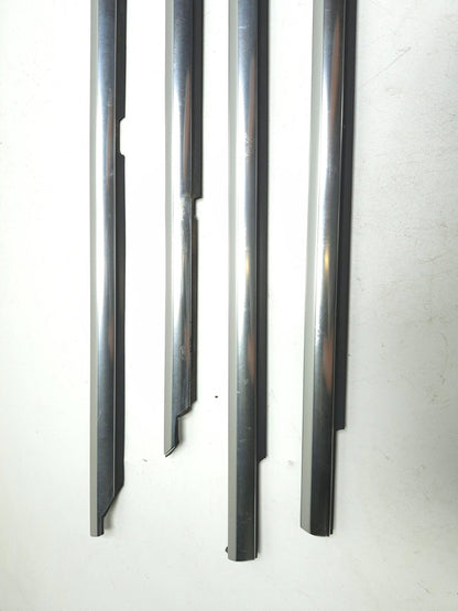 2011 Mercedes S400 W221 Door Window Belt Chrome & Upper Molding Trim 8pcs OEM