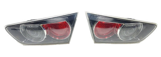 10 - 15 Mitsubishi Lancer Inner Tail Light Left & Right Pair OEM 56k Miles