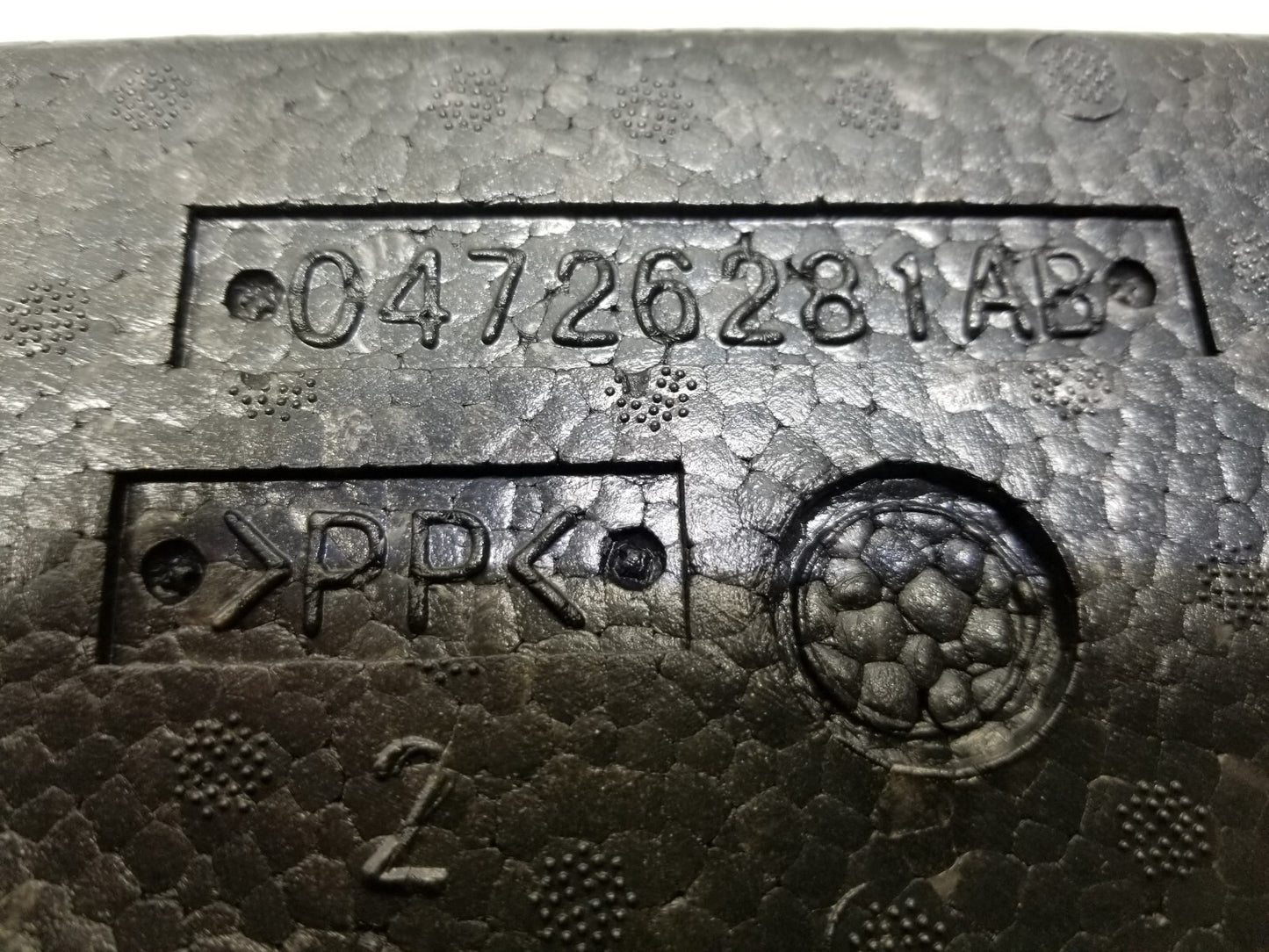 2013 Dodge Dart Trunk Cargo Cover Foam Tray OEM
