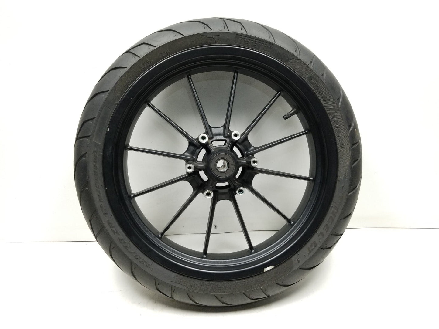 20 - 24 Benelli 302s Front Wheel Rim & Tire 120/70r17 Straight OEM 1609 Miles