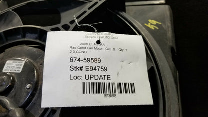 2006 Hyundai Elantra Condenser Cooling Fan OEM