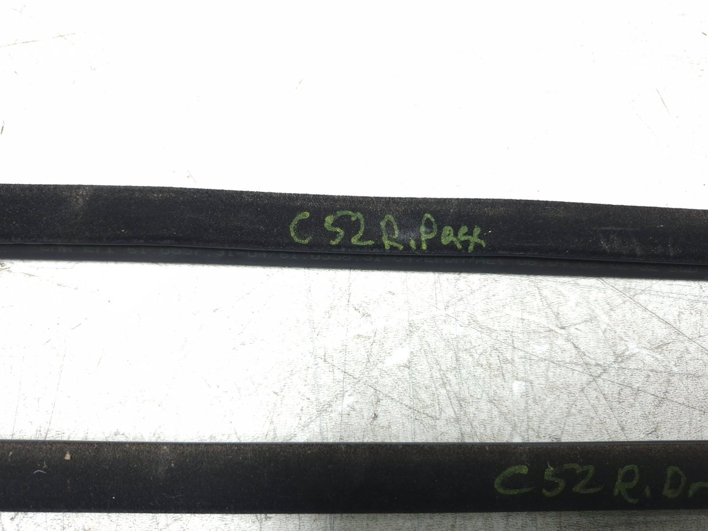 2008 BMW X6 E71 Door Window Belt Strip Molding Front & Rear 4pcs OEM