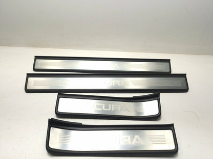 2008 Acura Tl Type-s Door Sill Trim Scuff Plate Rear & Front 4 Pcs OEM