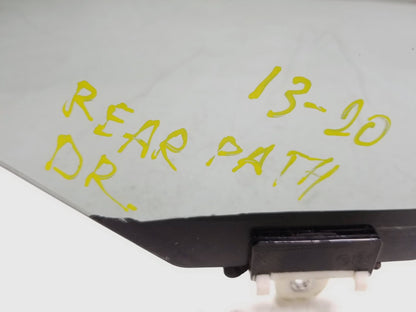 2013 - 2020 Nissan Pathfinder Rear Door Window Glass Driver Side Left OEM