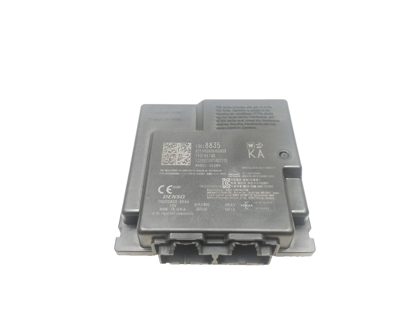 2022 Chevrolet Trailblazer Theft Locking Keyless Control Module   OEM