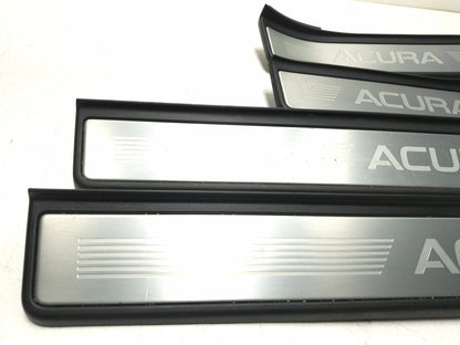 2007 Acura Tl Type-s Front & Rear Door Sill Trim Scuff Plate 4 Pcs OEM