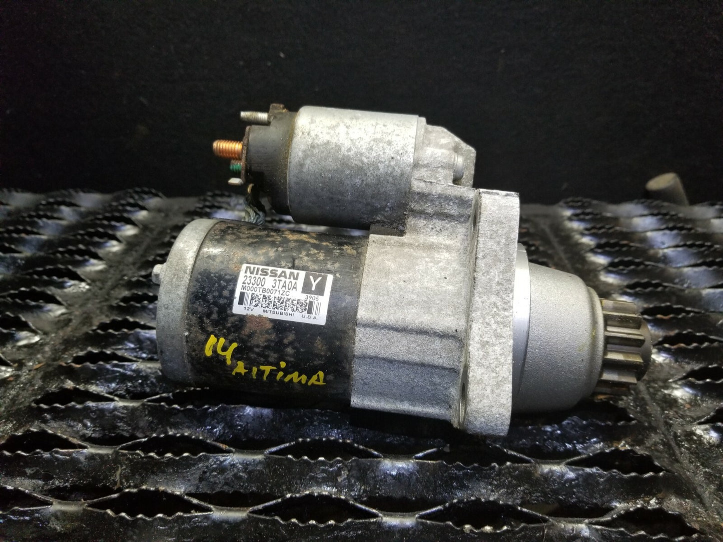 13 14 15 Nissan Altima 2.5l Starter Motor OEM 57k