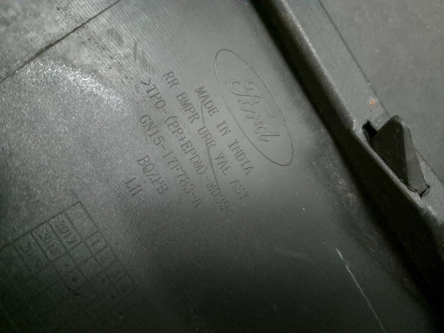 2014 Hyundai Accent Htbk Rear Bumper Cover OEM