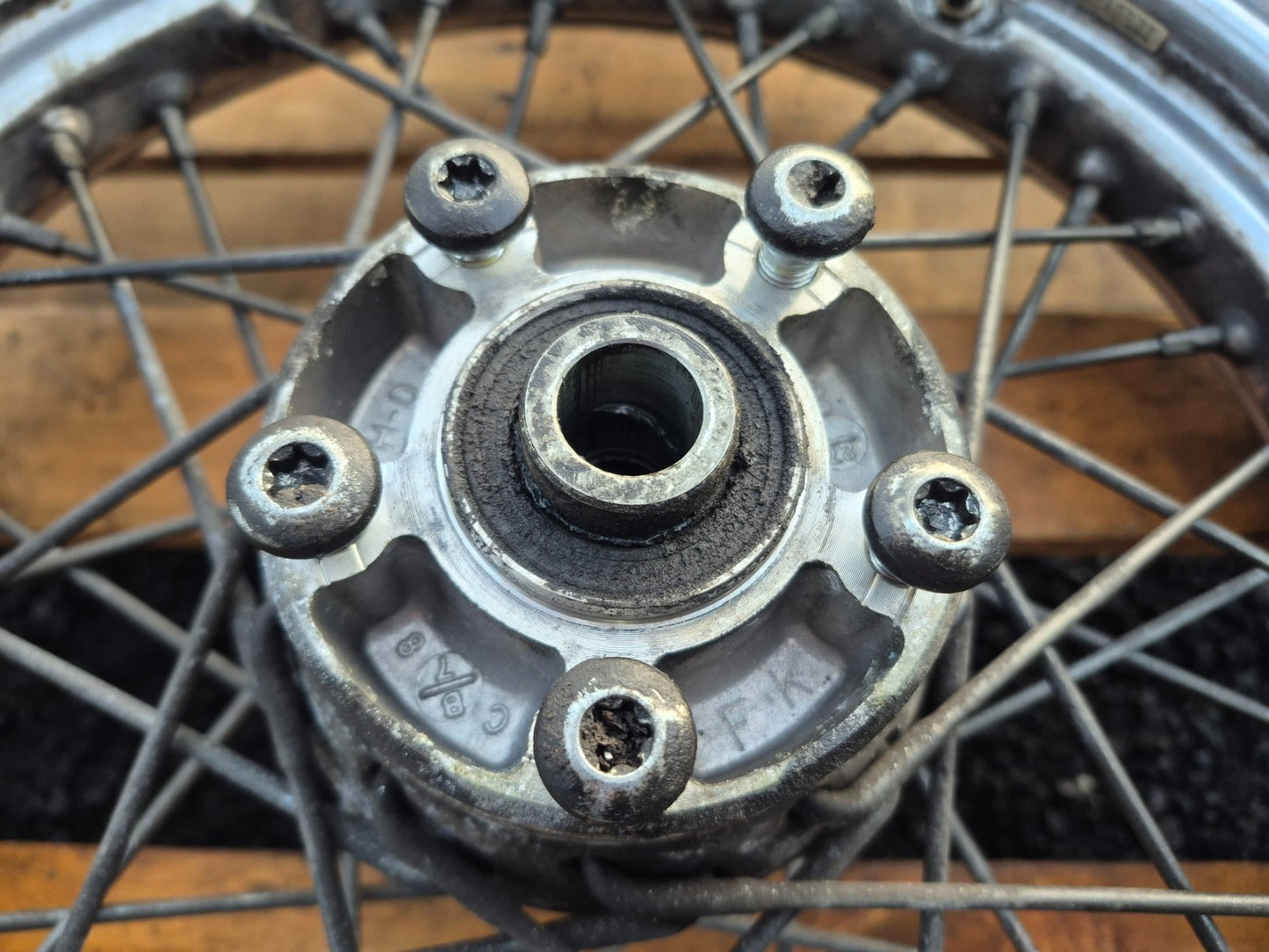 1997 Harley Sportster Xl883  Xl 883 Rear & Front Wheel W/ Tire Pair 16" 19" OEM