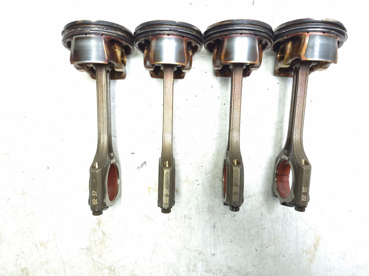 2019 Hyundai Kona 2.0l Engine Piston K2-b W/ Connecting Rod 4 Pcs OEM