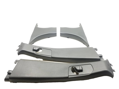 16 - 22 Dodge Durango Center B Pillar Upper & Lower Cover Trim 4pcs OEM