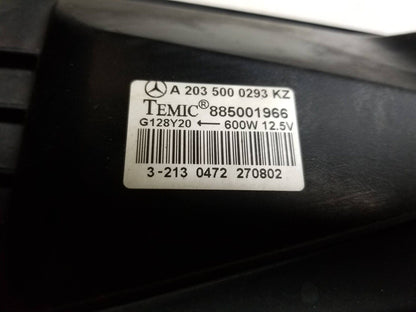 03 04 05 06 Mercedes C230 Engine Cooling Radiator & Fan 1.8l OEM