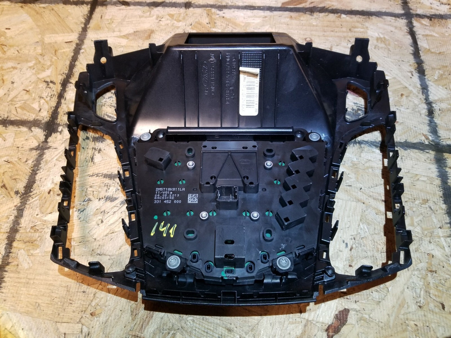 2013 Ford Focus Dashboard Radio Trim Bezel W/ Control Switch OEM