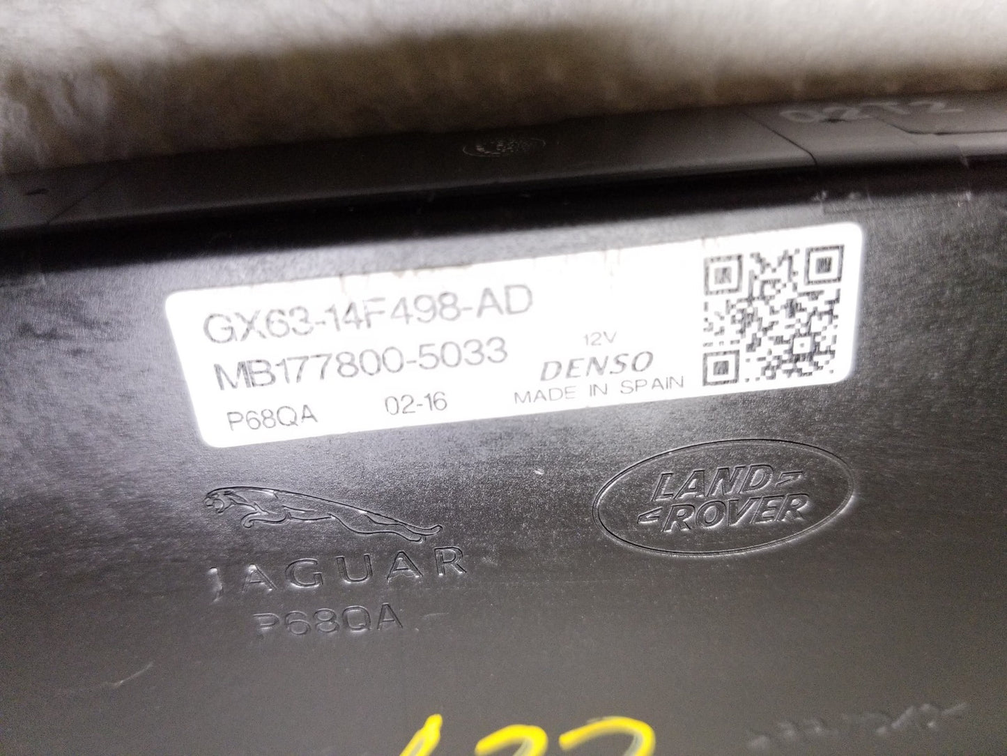 2017 Jaguar Xe OEM HVAC A/c Temperature Control Module Unit Gx63-14f498-ad
