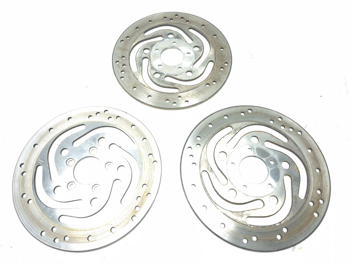 2004 Harley-davidson Touring Electra Glide Brake Disc Front & Rear 3 Pcs OEM