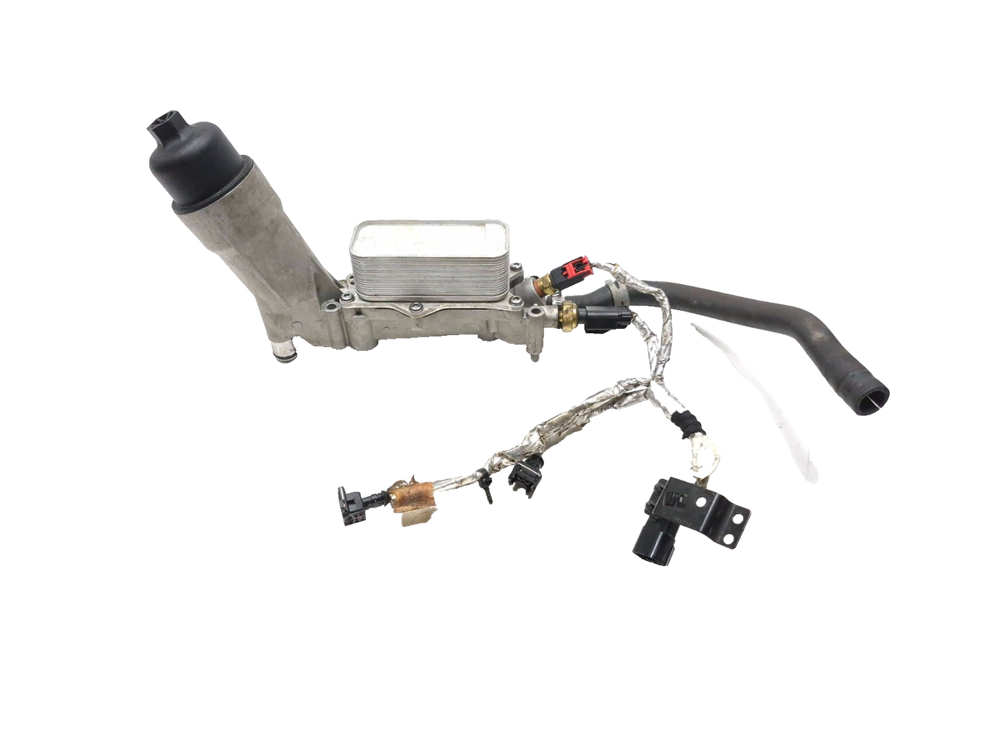 2012 Jeep Grand Cherokee Engine Oil Cooler W/ Oil Filter Housing 3.6l OEM