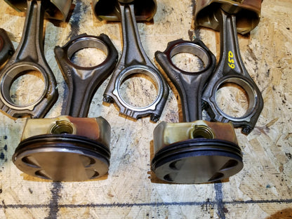 2007 BMW 650i Piston W/ Connecting Rod 8pcs OEM
