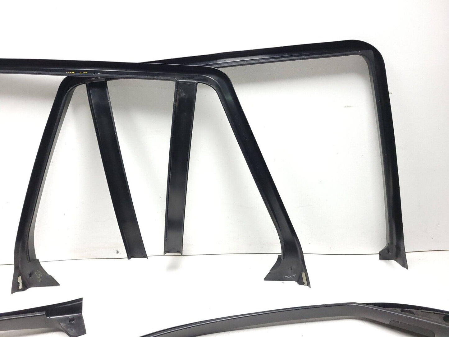 07 - 13 BMW X5 Interior Door Window Chanel Frame Cover Trim 4pcs OEM