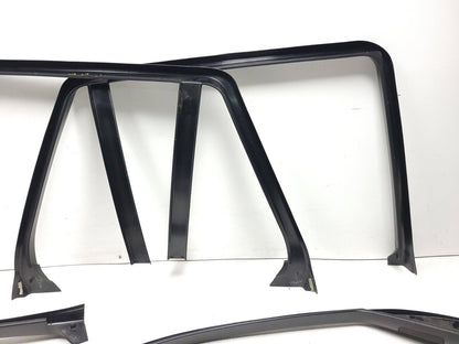 07 - 13 BMW X5 Interior Door Window Chanel Frame Cover Trim 4pcs OEM