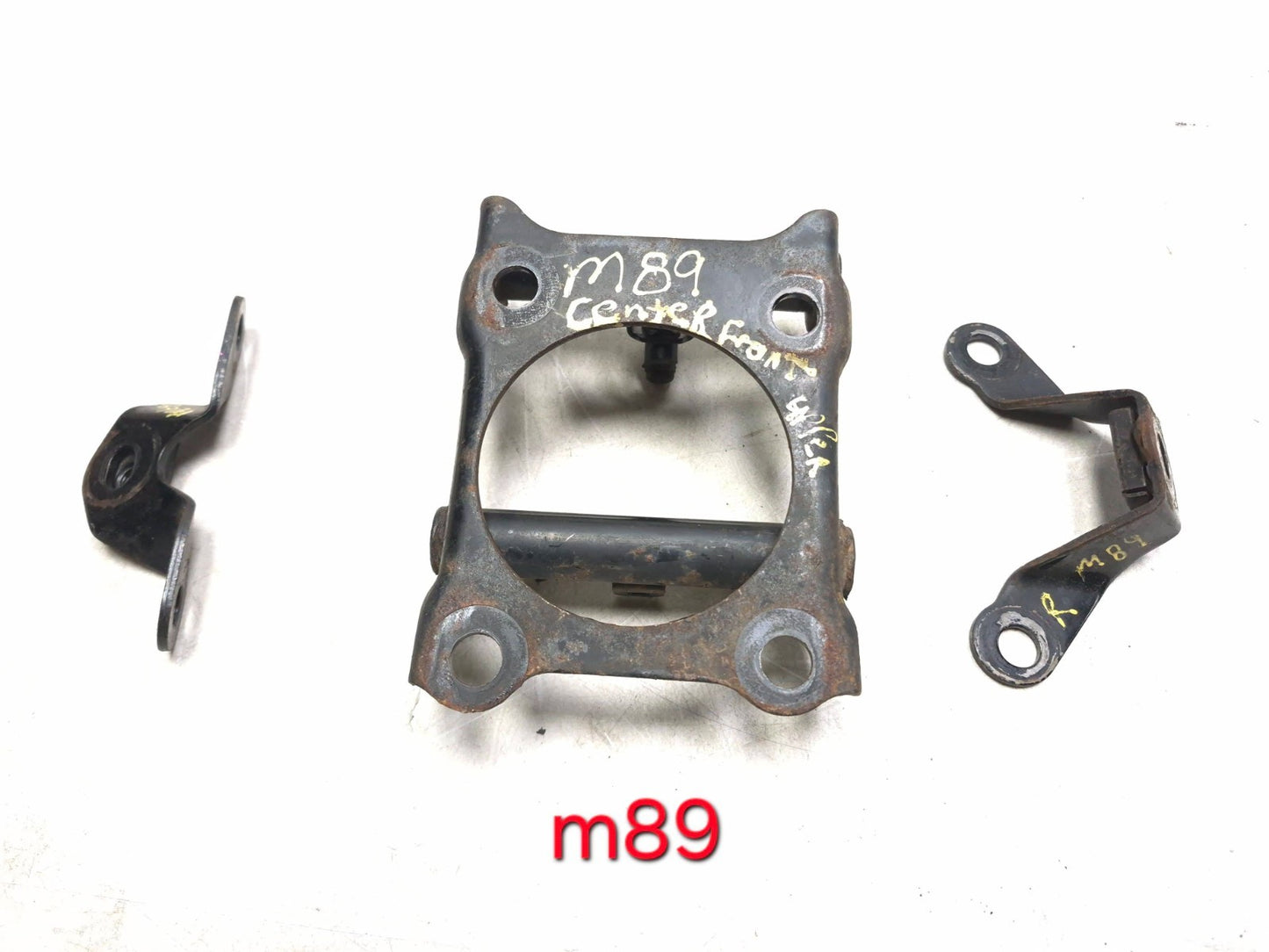 1996 Yamaha Virago Xv750 Front Engine Mounting Bracket 3 Pcs OEM