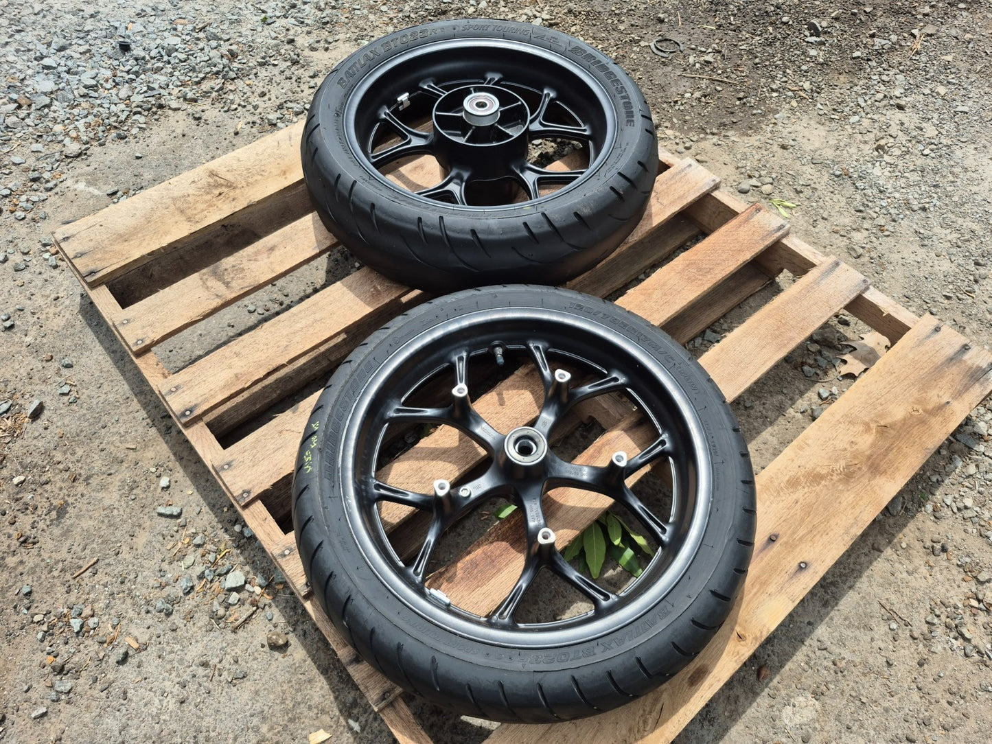 2015 Honda Ctx700n Wheel Rim & Tire Front & Rear *straight* OEM