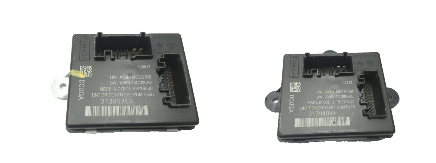 2013 Volvo S60 Front Door Control Module Left & Right Pair OEM