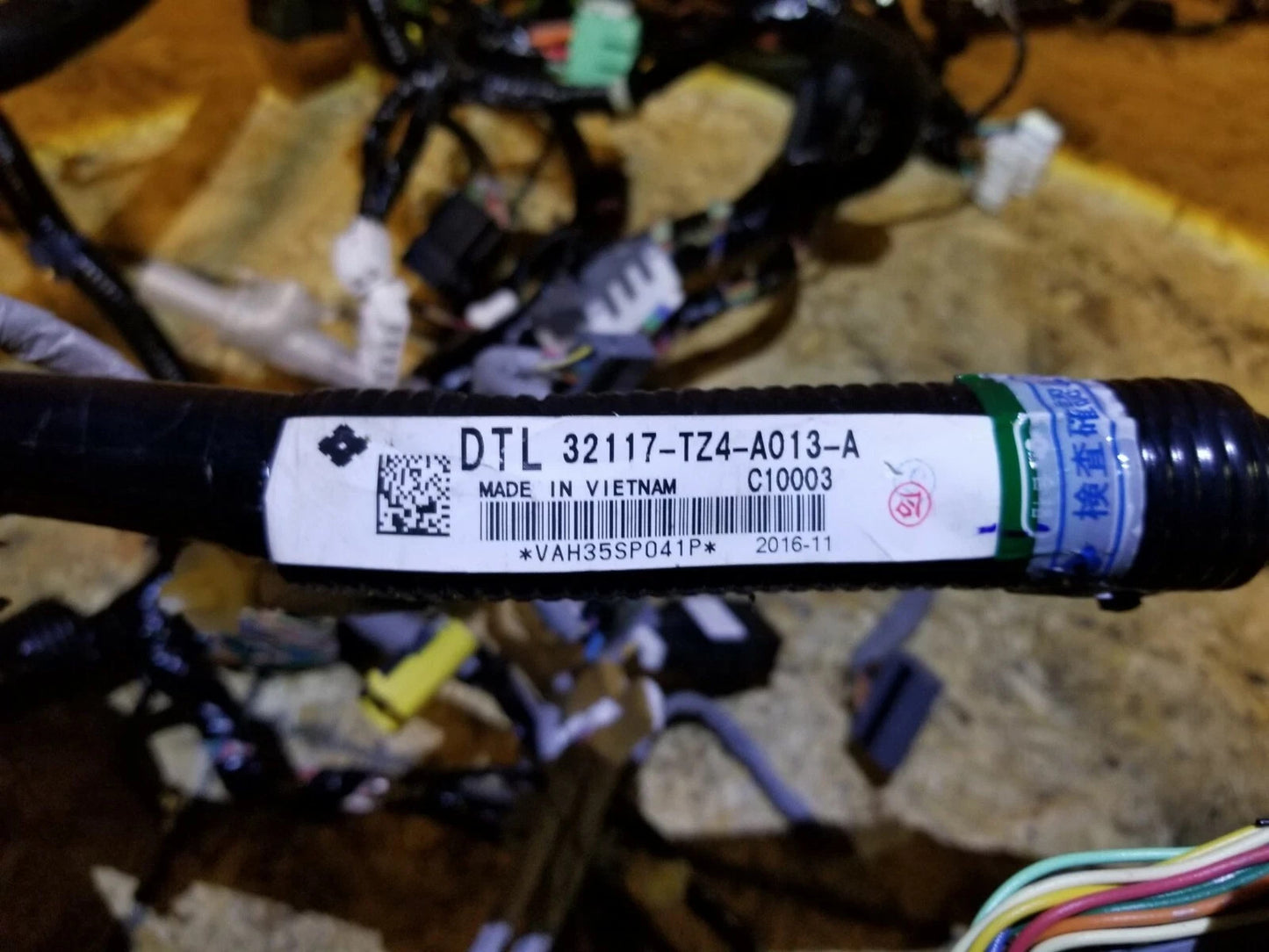 2017 Acura TLX Dash Dashboard Wire Harness OEM