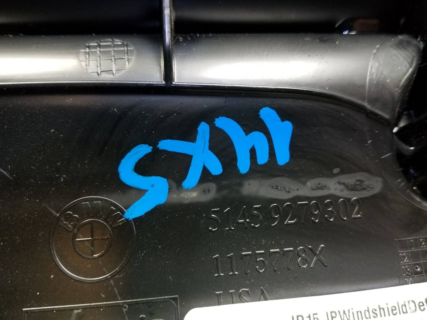 14-18 BMW X5 Dash Upper Defroster Air Vent 9279302 OEM 89k Miles✅