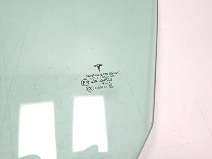 2020 Tesla Model 3 Front Door Window Glass Driver Side Left *single Pane* OEM