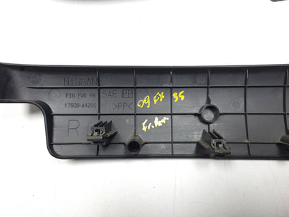 2009-2012 Infiniti Fx35 Front Seat Side Trim Cover & Switch Right Passenger  OEM