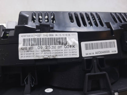2014 Mercedes E350 Speedometer Instrument Cluster Gauge OEM