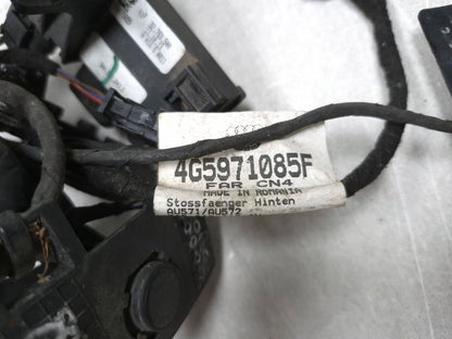 2014 Audi A6 Rear Parking Aid System Wire Harness W/sensor Assy OEM
