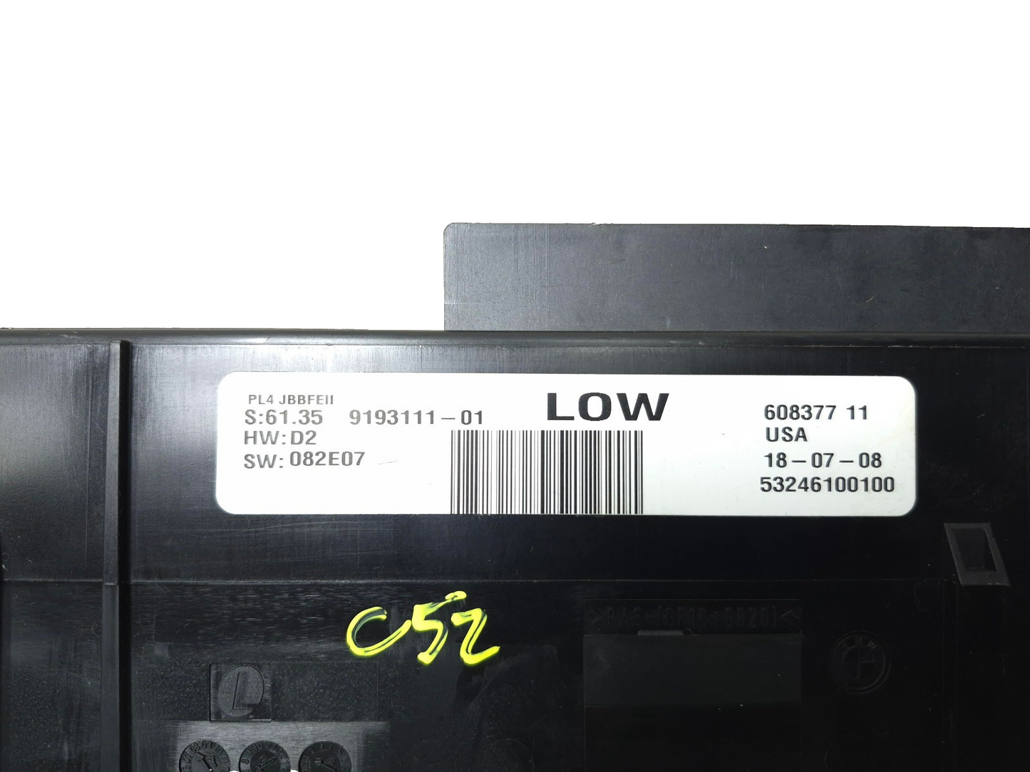 2008 BMW X6 E71 Body Control Module Electronic Junction Box OEM